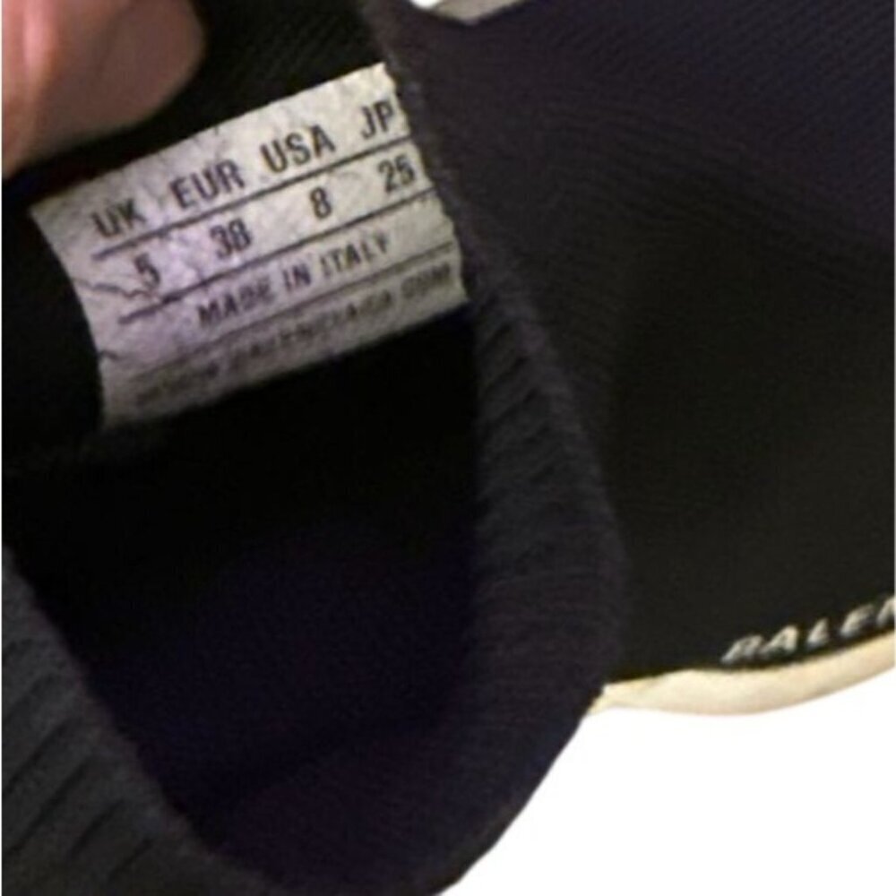 Balenciaga Speed 2.0 Sock Sneakers US 8 / UK 5 / EU 38 Black & White - Picture 4 of 13